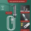 Extended Kitchen Soap & Sanitizer Dispenser with Detergent Pump