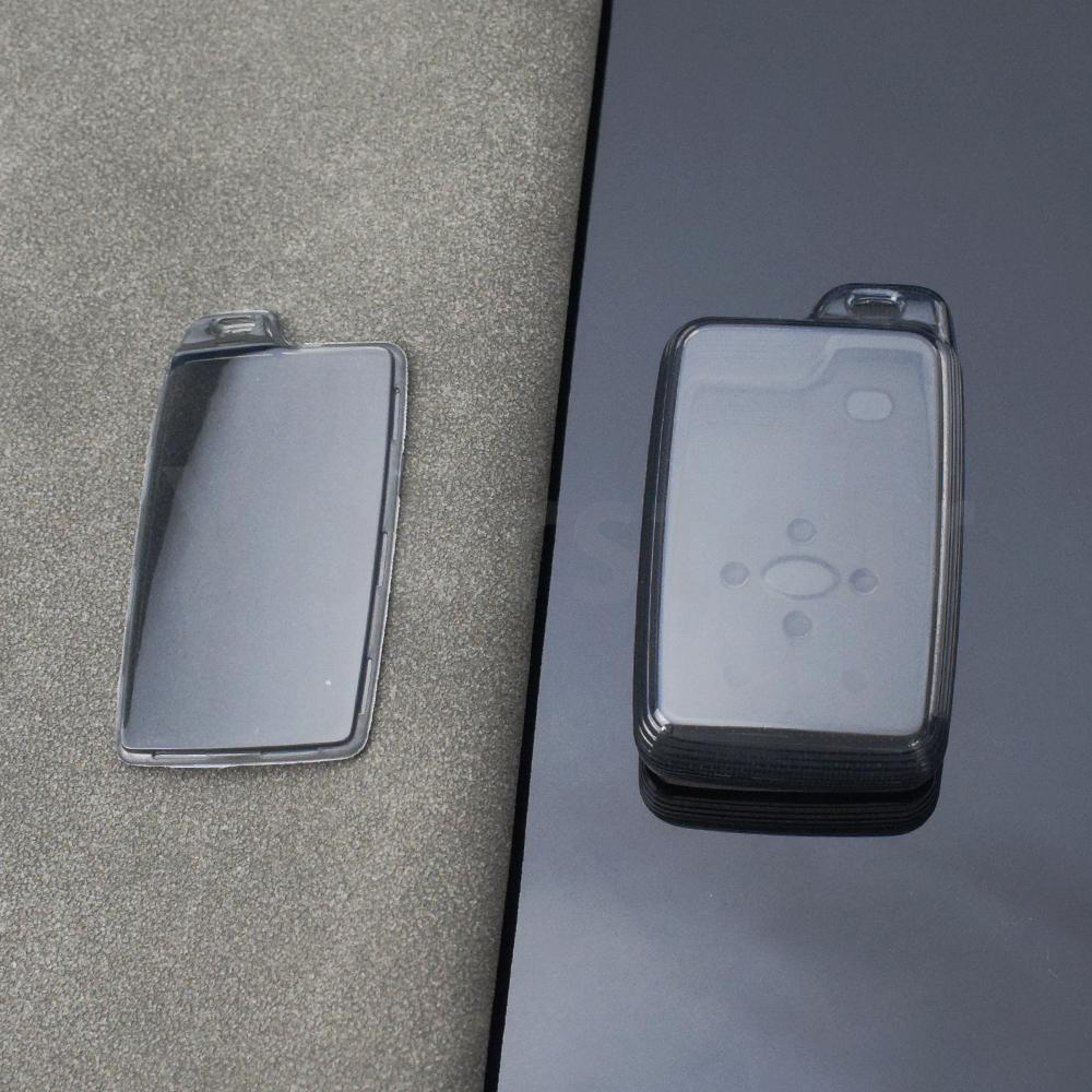 Transparent Tpu Shell Fob Holder For Toyota Noah Tarago Mark X Rav4 Voxy Corolla Yaris Estima Car Key Case Cover Accessories