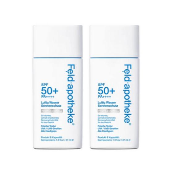 

FELD APOTHEKE Airy Water Sunscreen Professional SPF50+ PA++++ Lightweight Hydrating UV Protection 37ml x 2