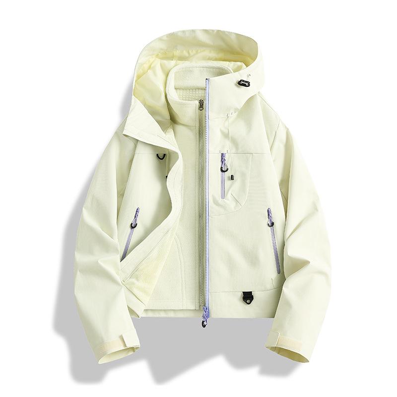 Petite Women's 2025 Outdoor 3-in-1 Waterproof Windproof Winter Mountaineering Jacket