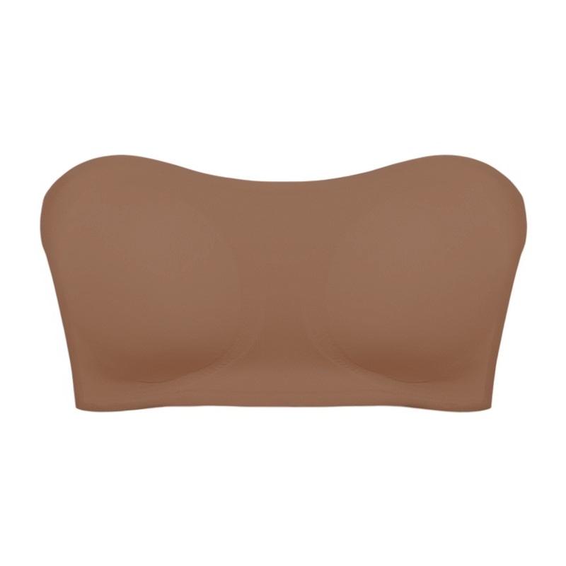Women's Strapless Bra Cross Side Clasp Underwear