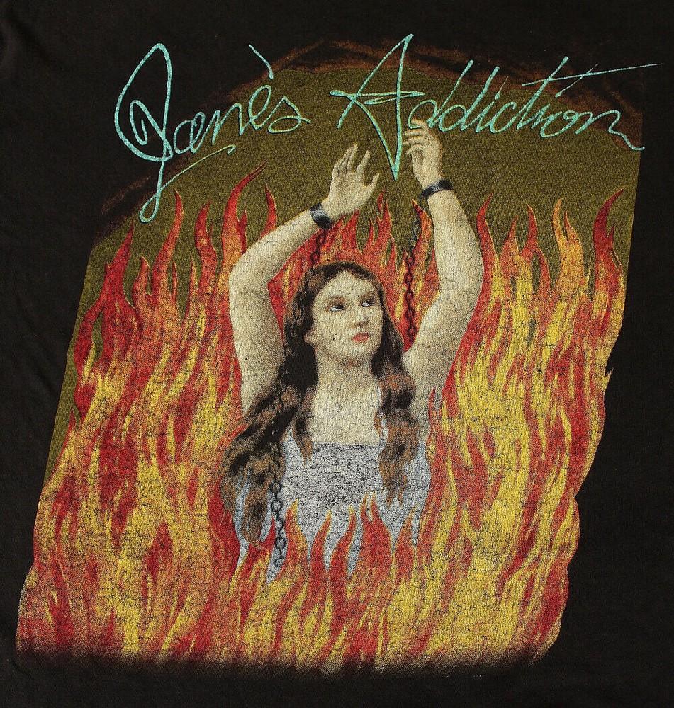 Винтажная футболка Jane s Addiction Винтажная футболка Тур Черный мужская Все размеры S987 Унисекс футболка XXL