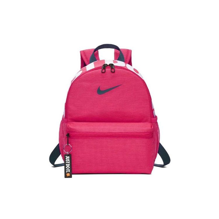 Nike Logo Zipper Closure Polyester Mini Backpack Women Backpacks Pink BA5559-674 Mini 12680₽