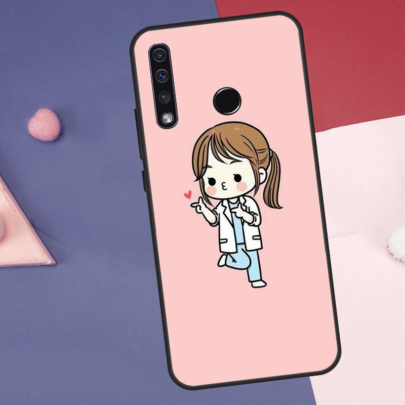 Nurse Medical Medicine Health Case For Huawei Nova 12s 12i 11i 8i 7i Y73 Y70 Y90 Y60 Y72 Y61 Y91 9 10 SE P40 Lite P30 Pro
