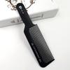 Black Flattop Hair Cutting Comb Wide Tooth Men Cut Hair Brush Professional Salon Barber Hair Clipper Hairdressing Carbon Combs