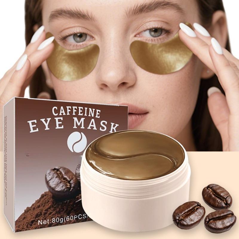 Krem Serum pod Oczy Aloe Vera + Kolagen Płatki pod Oczy - & Ujędrniająca Maska na Oczy na Cienie pod Oczami, Opuchliznę i Drobne Linie, Pielęgnacja Skóry