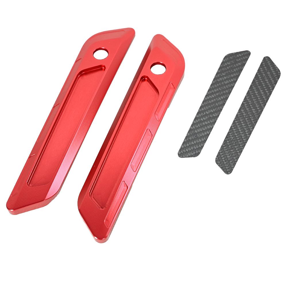 Harley 23.5-26 New Model Glide Side Box CNC Hinge with Carbon Fiber Reflective Strip