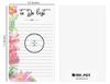Inkdotpot Pack Of 2 Daily Planner List Undated Notepads, Memo Pad To-Do List Tear Off List Pad- Organizer- Scheduler- Organize Tasks (50 Sheets