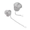 2pcs Mesh Tea Ball Stainless Steel Tea Strainer with Long Hook Chain for Spice Soup Tea Herbs Diameter: 4.5cm   1.8in+