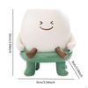 Cartoon Resin Flower Holder Ornament Collectible Pot Decorative Planter for Office Party Entryway