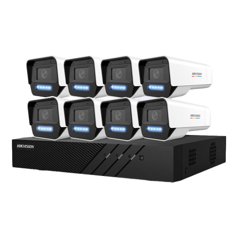 Hikvision Ultra HD Full-Color PoE Surveillance Camera System CN plug (adapter included)