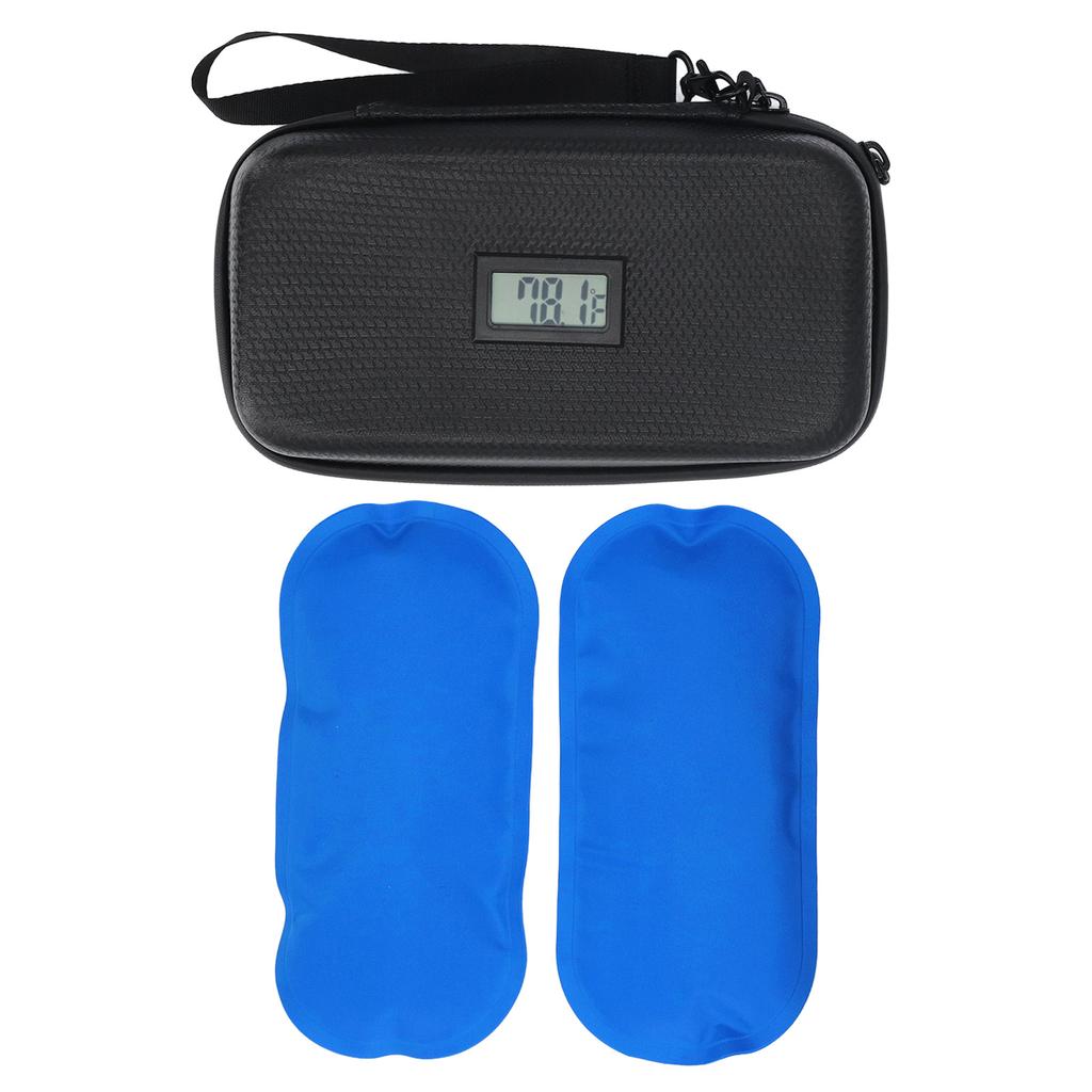 Insulin Cooler Travel Case Miniature Travel Medication Cooling Bag Portable Diabetic Cooler with