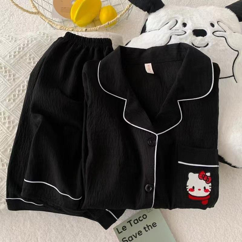 Sommer neue Pyjamas Damen kurzärmelig Shorts dünne Wolkenbaumwolle Cartoon niedlich große Größe Koreanische Version Loungewear