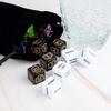 63 MTG Dice Counters, Bulk Ability Keywords, MTG Token Sealed Life Counter, 6-Sided Dice Set for Magic the Gathering, TCG, Card Game Accessories