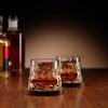 Zestaw szklanek do whisky kiwających się wirujących do drinków napojów