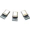 In-stock USB Type-C Male 3.1 Plug Solder Wire Connector with Board