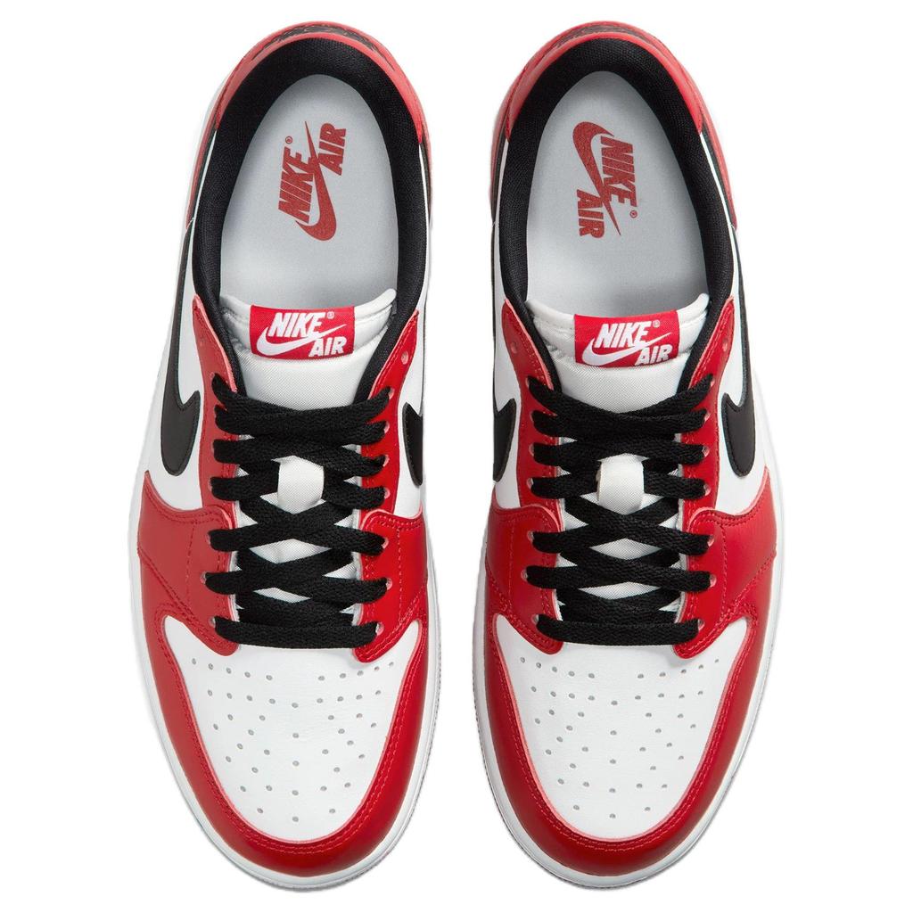Air Jordan 1 Retro Low OG Chicago 2025 Unisex Sneakers Red Varsity-Red Black HQ6998-600