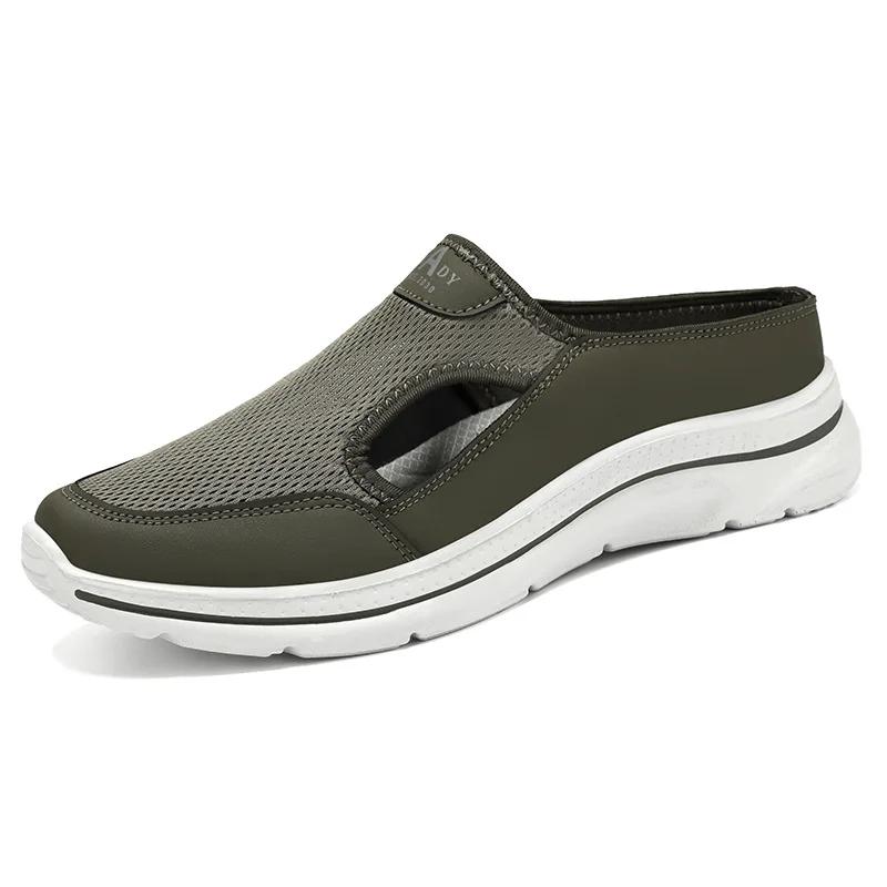 Fashion Men's Summer Slippers Breathable Casual Shoes Soft Cushioned Dad Footwear Light Weight Mens Shoes Free Shipping Shoes