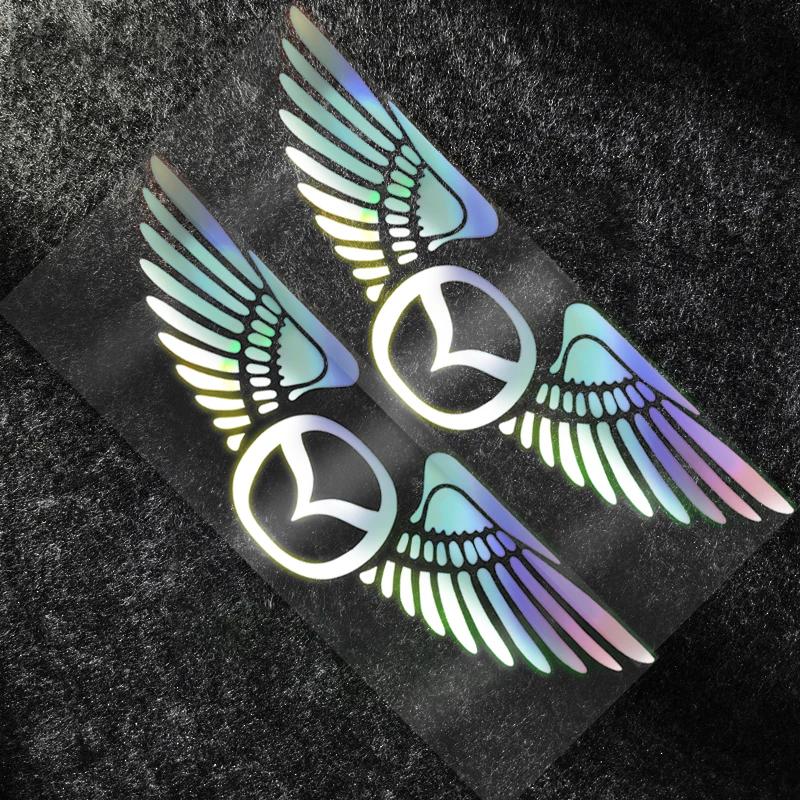 Car Logo Stereo Front Hood Car Exterior Decoration Badge Stickers For MAZDA 2 3 6 ATENZA 3 BK BL 5 CR CW 6 II GH CX-7 ER MX-5 NC A1