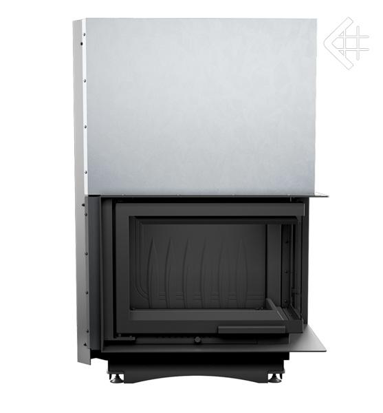 Cast iron fireplace KRATKI MAJA right 8 kW Ø 150 lift-up