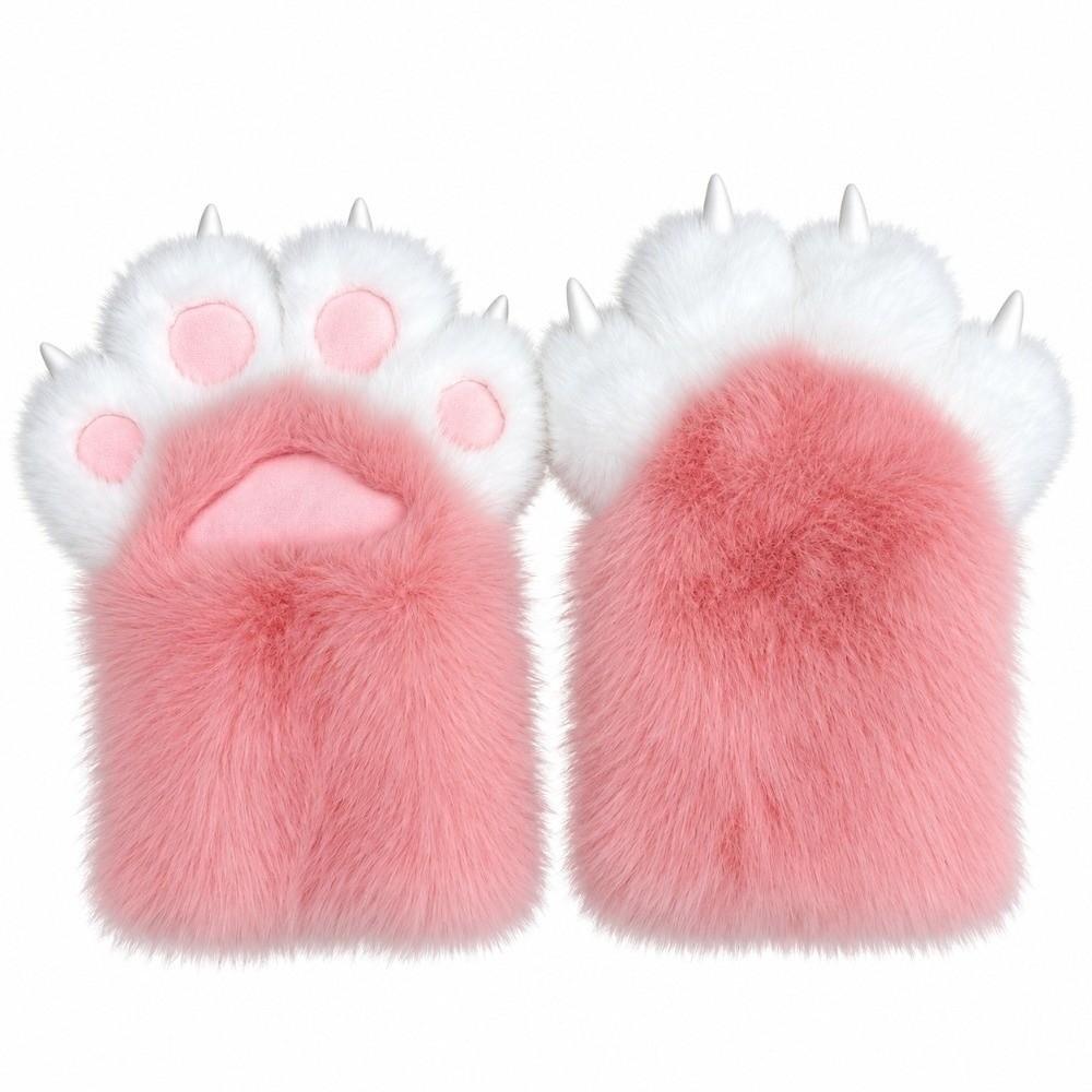 1Pc Thicken Cosplay Cat Paw Glove Plush Furry Glove New Cosplay Glove Props