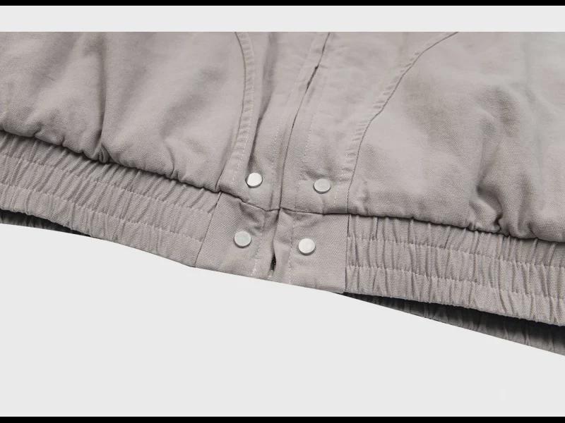 Men's American Fur Collar Plus Velvet Mountain Workwear Jacket