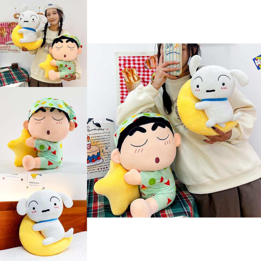 Crayon Shinchan Sleepwear Plush Toy With Pp Cotton For Kids Bedtime Comfort