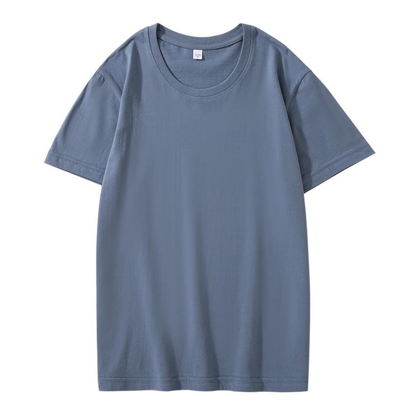 VEZFAA Damenmode Lässig Einfarbig Druck Sommer Frühling Kurzarm O-Ausschnitt Blusen & Hemden