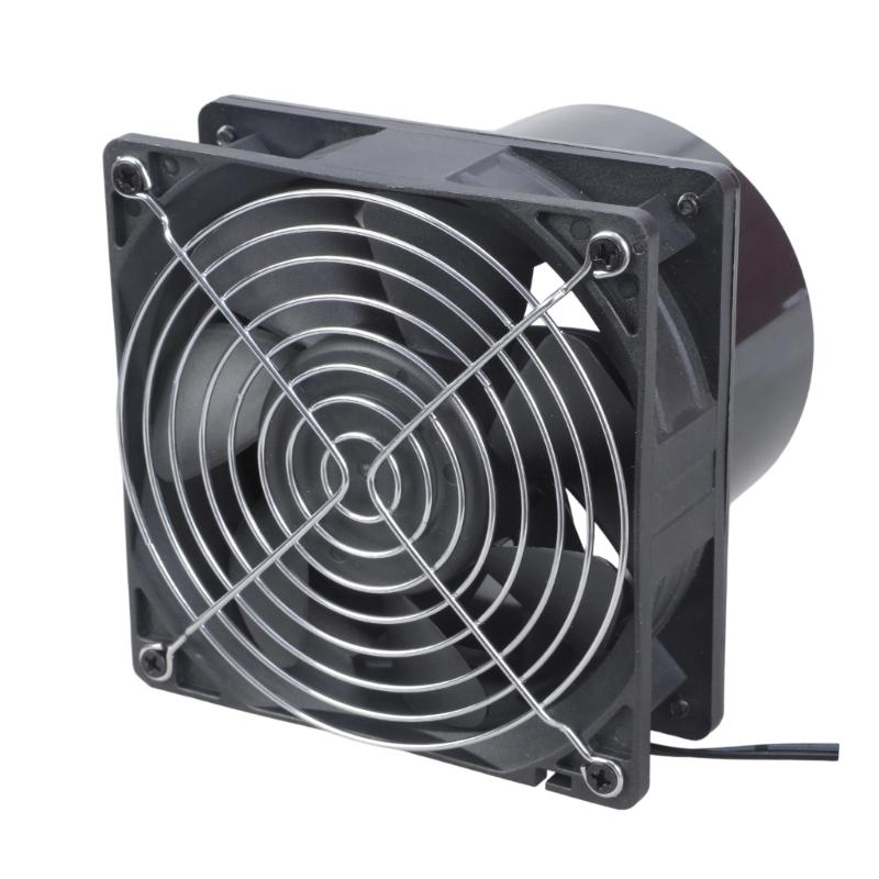 Energy Efficient 200CFM Exhaust System 12V 120mm Ventilation Blower Exhaust Fan For Tent Cooling 3D Printer Enclosures