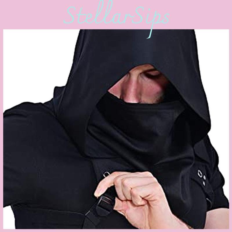 Stylish Unisex Medieval Assassin Inspired Hooded Cloak For Game Character Cosplay