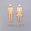 3D DIY Man & Woman Toilet Sticker WC Door Sign Decals Toilet Signs Restroom Washroom Signage Plaque Wall Sticker Decor Removable