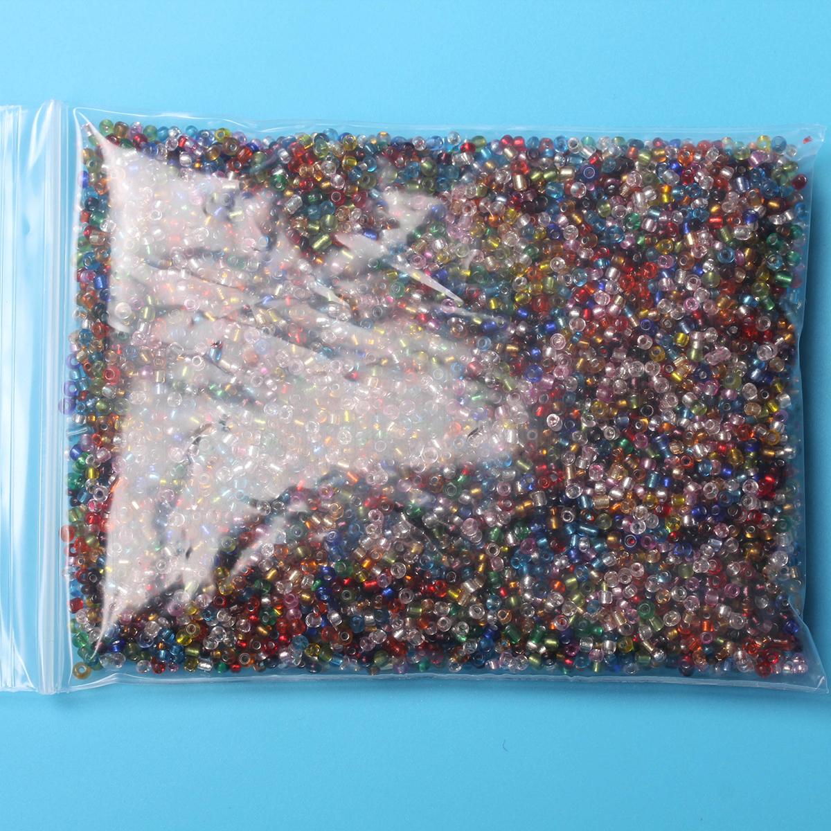 

Высококачественные стеклянные бусины, мини-ювелирные изделия, бисер для изготовления браслетов «сделай сам», ожерелье, свободные бусины, 10000 шт./упак. 10000Pcs разноцветный