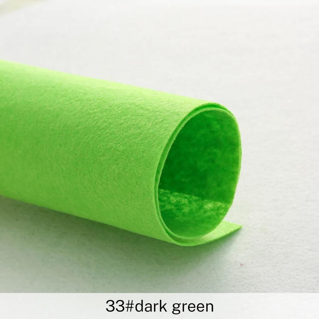 90x45cm Soft Felt Fabric Non-woven Felt Fabric Sheet Patchwork DIY Sewing Dolls Crafts Accessories Material 1mm Thick TJ10300