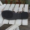 Women's Fashion Roman Gladiator Sandals Flat Cross-Strap Elastic Band Beach Sandals for Wide Feet Plus Size