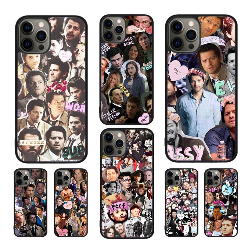 Supernatural Collage Phone Case For iPhone 17 Air 16 15 14 11 12 13 Pro MAX Plus coque Cover Shell