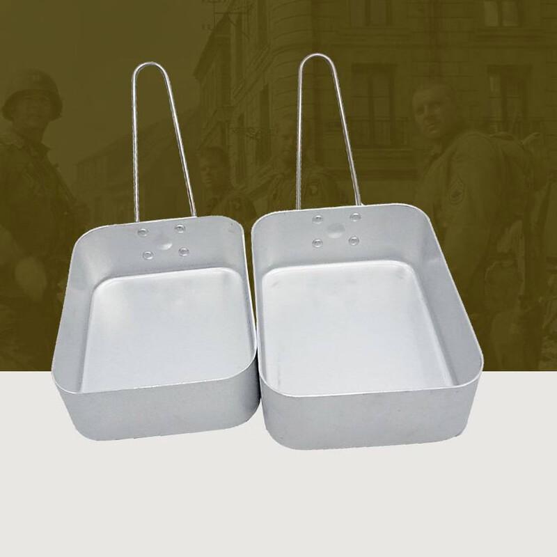 Vintage faltbares Camping-Mittagessenbox-Set