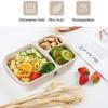 Compartment Separate 3 Grids Portable Lunch Box Kids Students Office Bento Box Food Storage Container