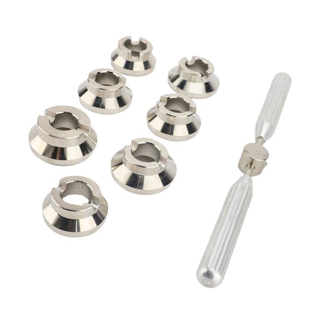 Watch Back Case Opener Closer 5539 Watch Case Back Remover Repair Tool with 7 Dies for Watchmakers