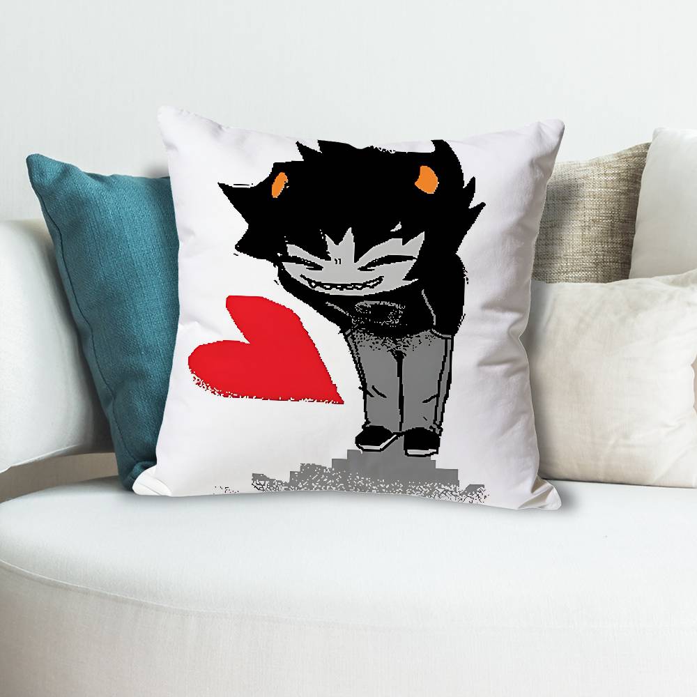 Cute KKarkat VVantas Various Sizes Square Pillow Case For Car Home Bedchamber Decor Custom Valentine Gift