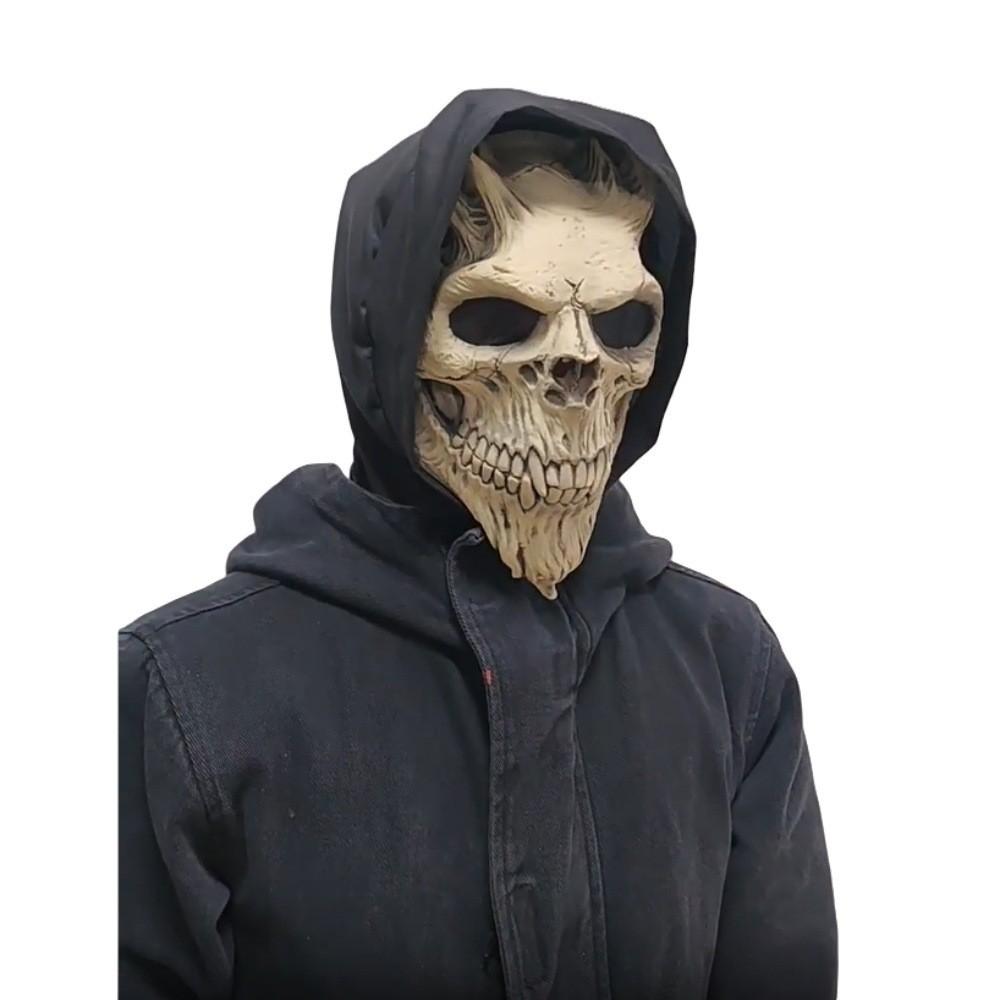 Maschera Teschio in Lattice per Halloween e Carnevale Con Design Horror per Costumi e Feste