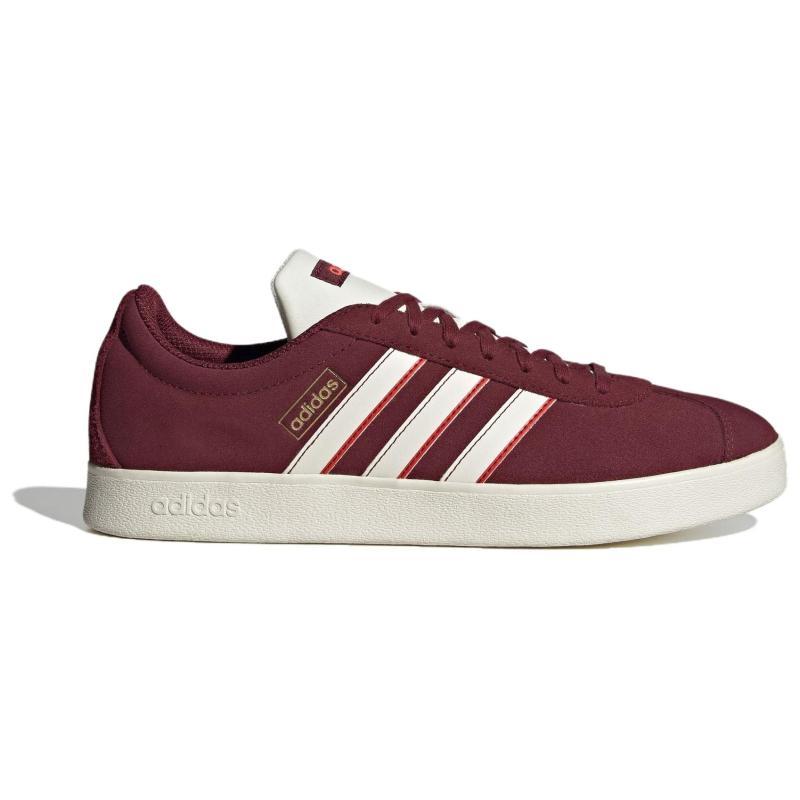 Adidas Vl Court Lifestyle Skateboarding Suede Shoes 'Red' Sneakers IF7555