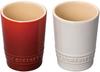 Le Creuset Tumbler Pair Short Tumbler 240 Ml Cherry Red White Lustre Heat and Cold Resistant Microwave and Oven Safe Wedding Gift Anniversary Bridal