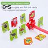 2/4 Sets Sticking-Out Tongue Frog Face Guard Toy Licking Animal Chameleon Lizard Tongue Game 2/4 Players Board Game Toddler Boys Girls Gift