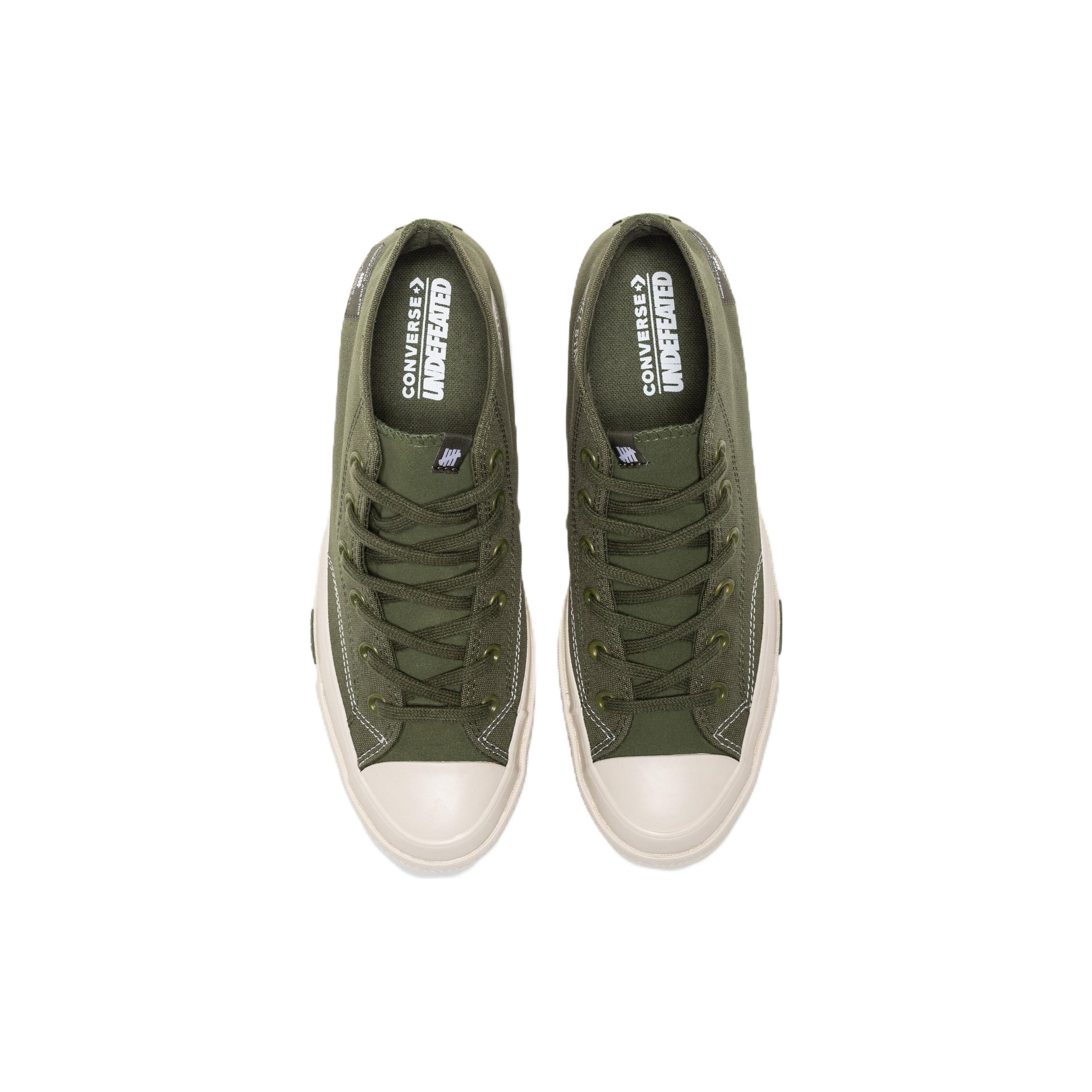 Undefeated x Converse Chuck 70 Mid Chive Parchment Унисекс Кроссовки Зеленый A02143C 44 — фото 3