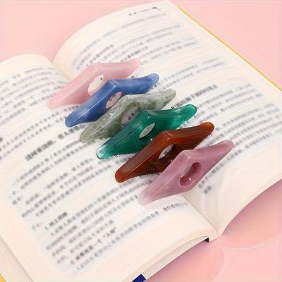 1pc Creative Resin Thumb Book Stand, Reading Aid & Expander, Reduces Eye Fatigue, Durable Bookmark, For Students And Readers