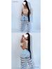 European & American Women's High-Waisted Ripped Jeans - New Street Fashion Hollow Straight-Leg Pants