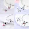 Copper Infinity Love Dangle Charms Like Snake Entangle Beads Fit Original Bracelet Diy Fine Jewelry Gifts For Women