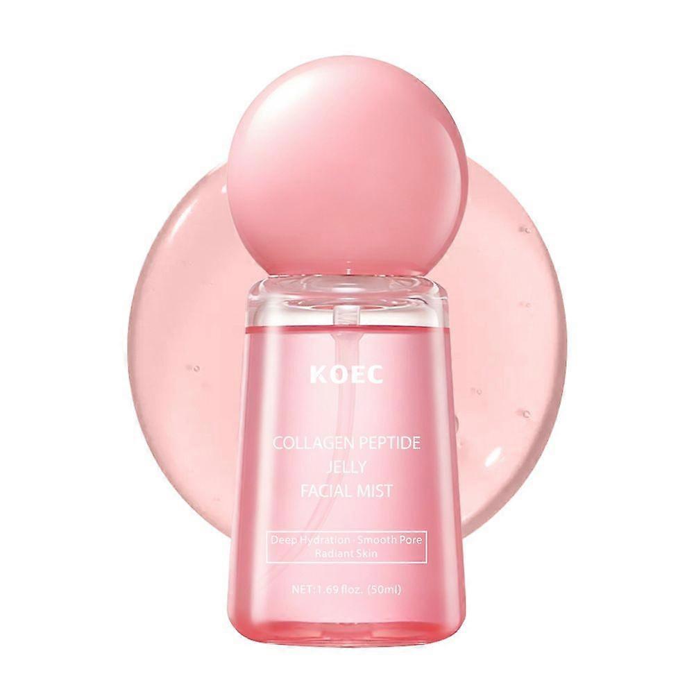 Collagen Peptide Jelly Facial Mist Supplies Sufficient Moisture To Nourish Tender Facial Skin, Spritzed On Clean Face At Home For Daily Morning And Ni