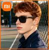 Xiaomi Óculos de Sol Quadrados Polarizados UV400 para Homens e Mulheres, Hastes com Decoração de Metal, Lentes Retangulares Clássicas para Dirigir, Pesca, Viagens ao Ar Livre