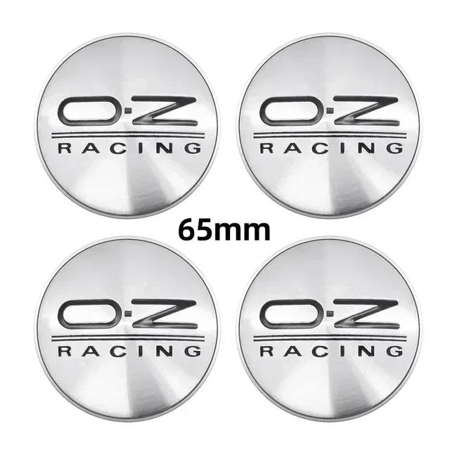 4pcs Car Wheel Hub Center Caps 56mm 60mm 68mm 65mm  For Rim Cover Auto OZ Logo Badge Emblem Exterior Styling Accessories